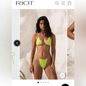 RIOT SWIM BIXI BOTTOM SIZE SMALL NWT